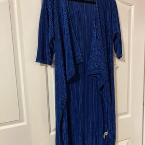 LulaRoe cover up in royal blue